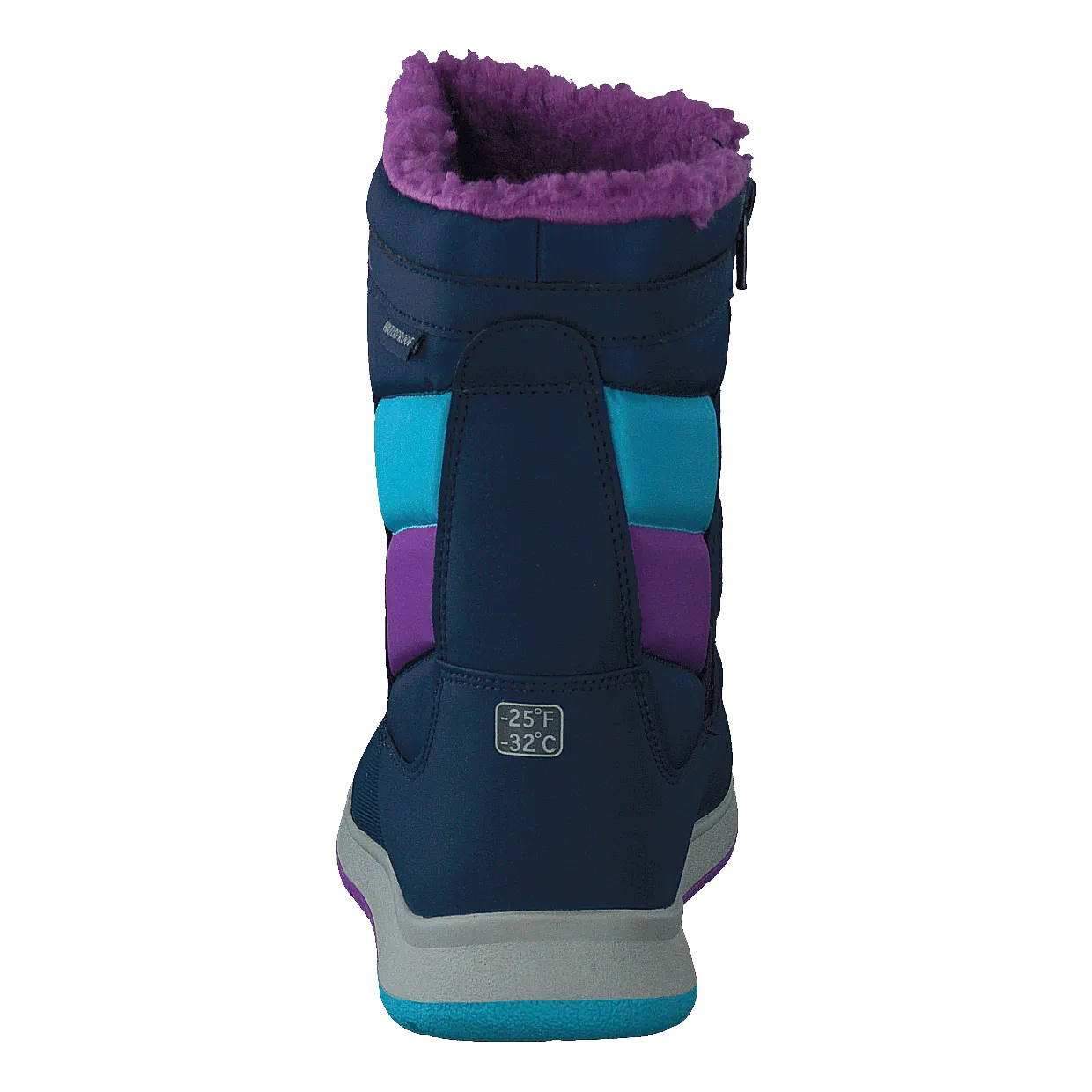 Alpine Puffer Wtpf Navy/turq/purple