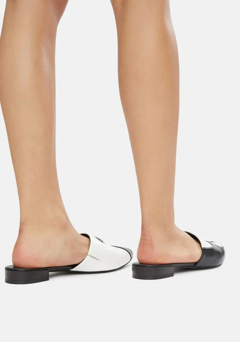 Balancing Act Vegan Leather Mules