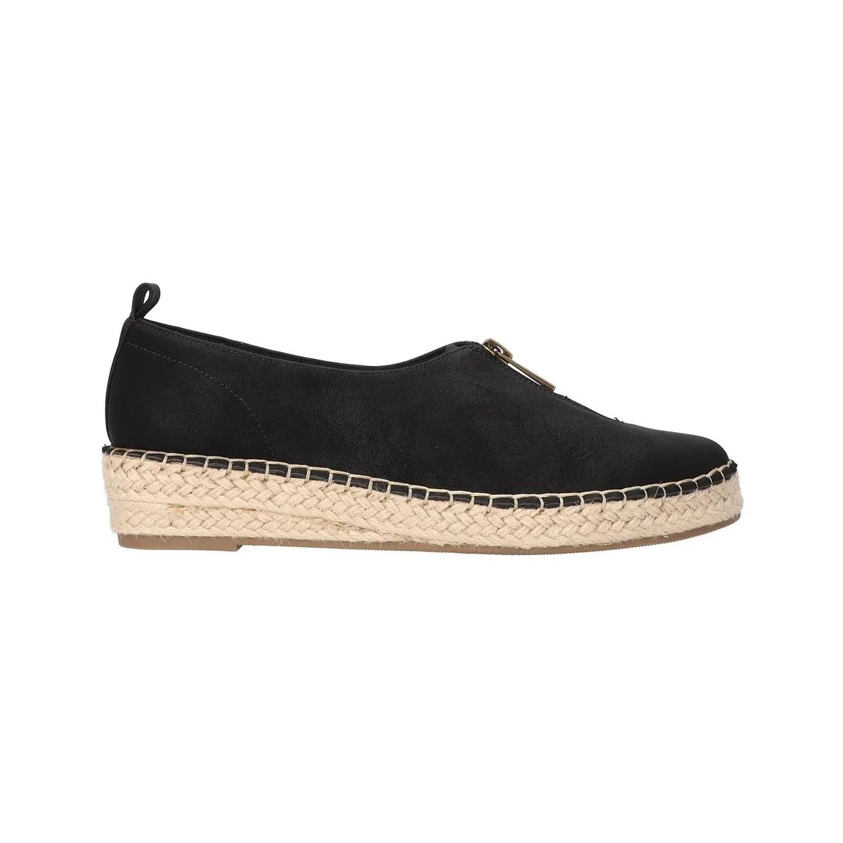 Bella Vita Womens Jimena Leather Zip-Up Slip-On Sneakers