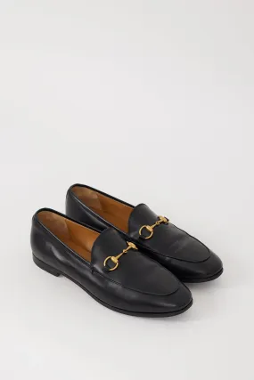 Black & Gold Leather Jordaan Loafer