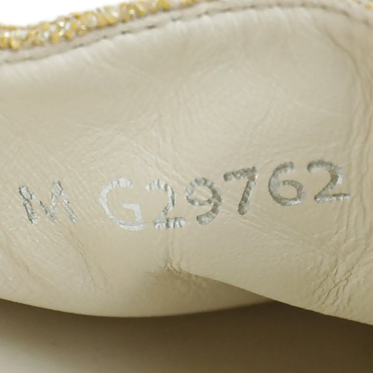 Chanel Bicolor CC Cap Toe Metallic Fabric Espadrille 39