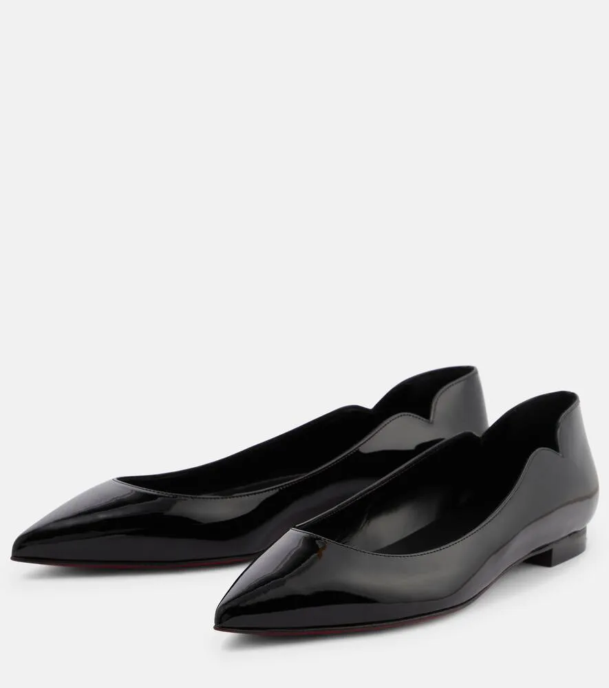 Christian Louboutin Hot Chick leather ballet flats