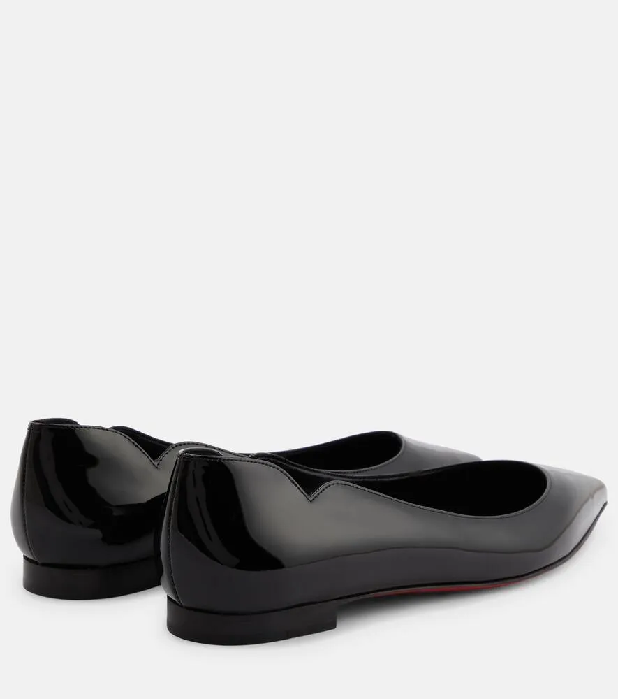 Christian Louboutin Hot Chick leather ballet flats