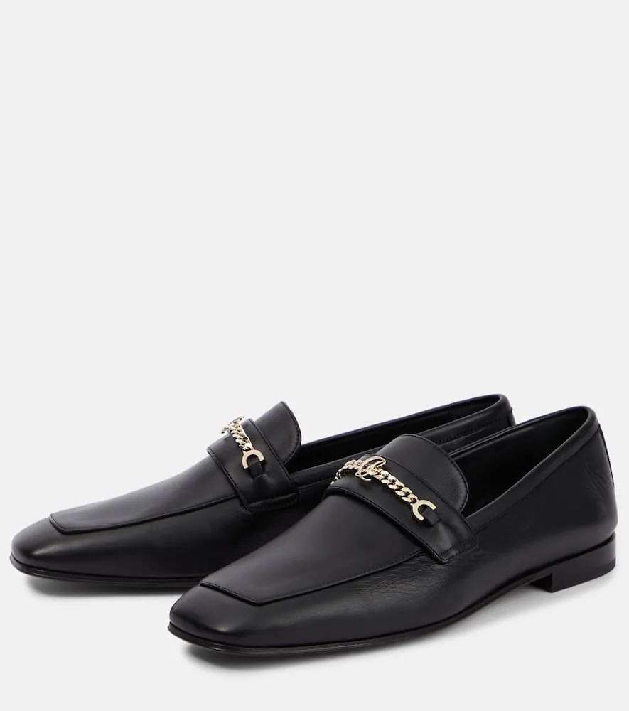 Christian Louboutin MJ Moc leather loafers