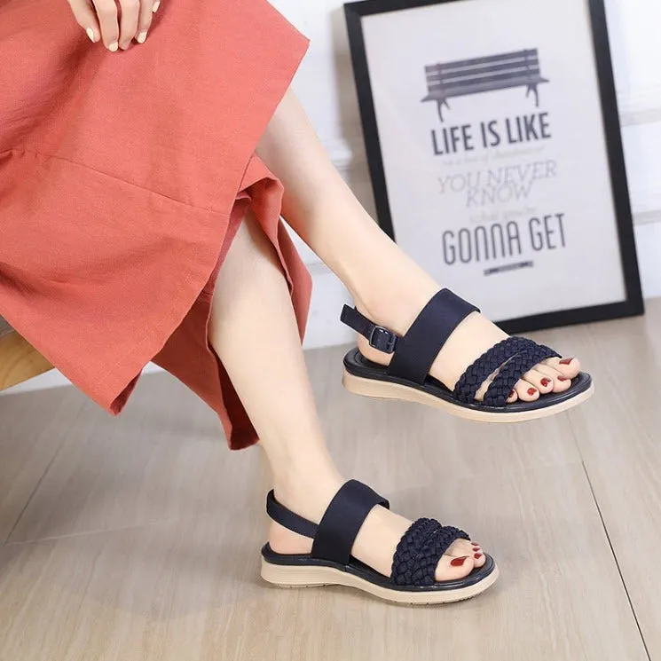 Cuzcare Orthopedic Comfortable Sandals Women Summer Open Toe Retro