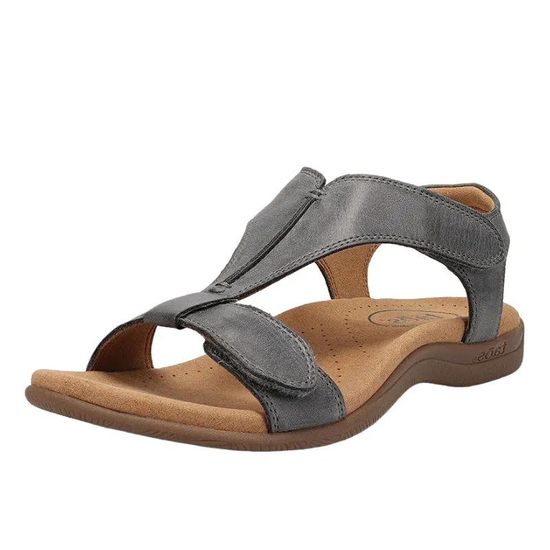 Cuzcare Retro Arch Support Flip-flops T-strap Women Flat Orthopedic Sandals