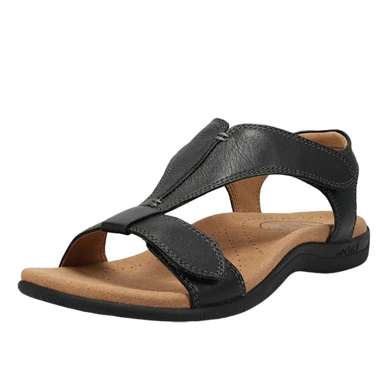 Cuzcare Retro Arch Support Flip-flops T-strap Women Flat Orthopedic Sandals