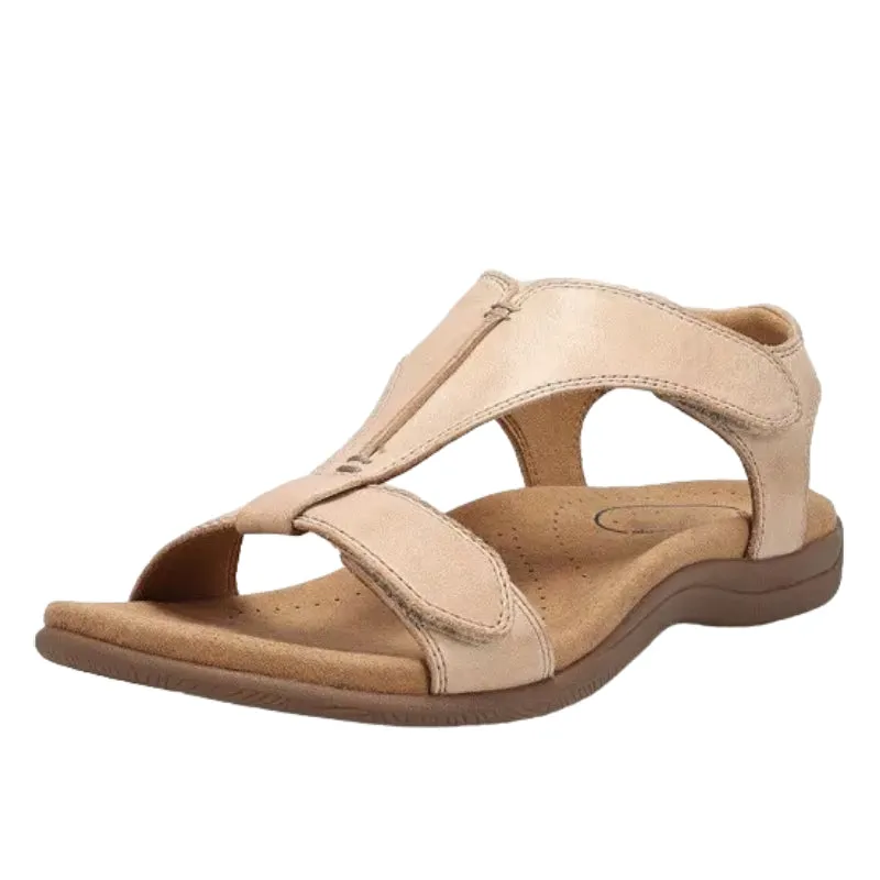 Cuzcare Retro Arch Support Flip-flops T-strap Women Flat Orthopedic Sandals