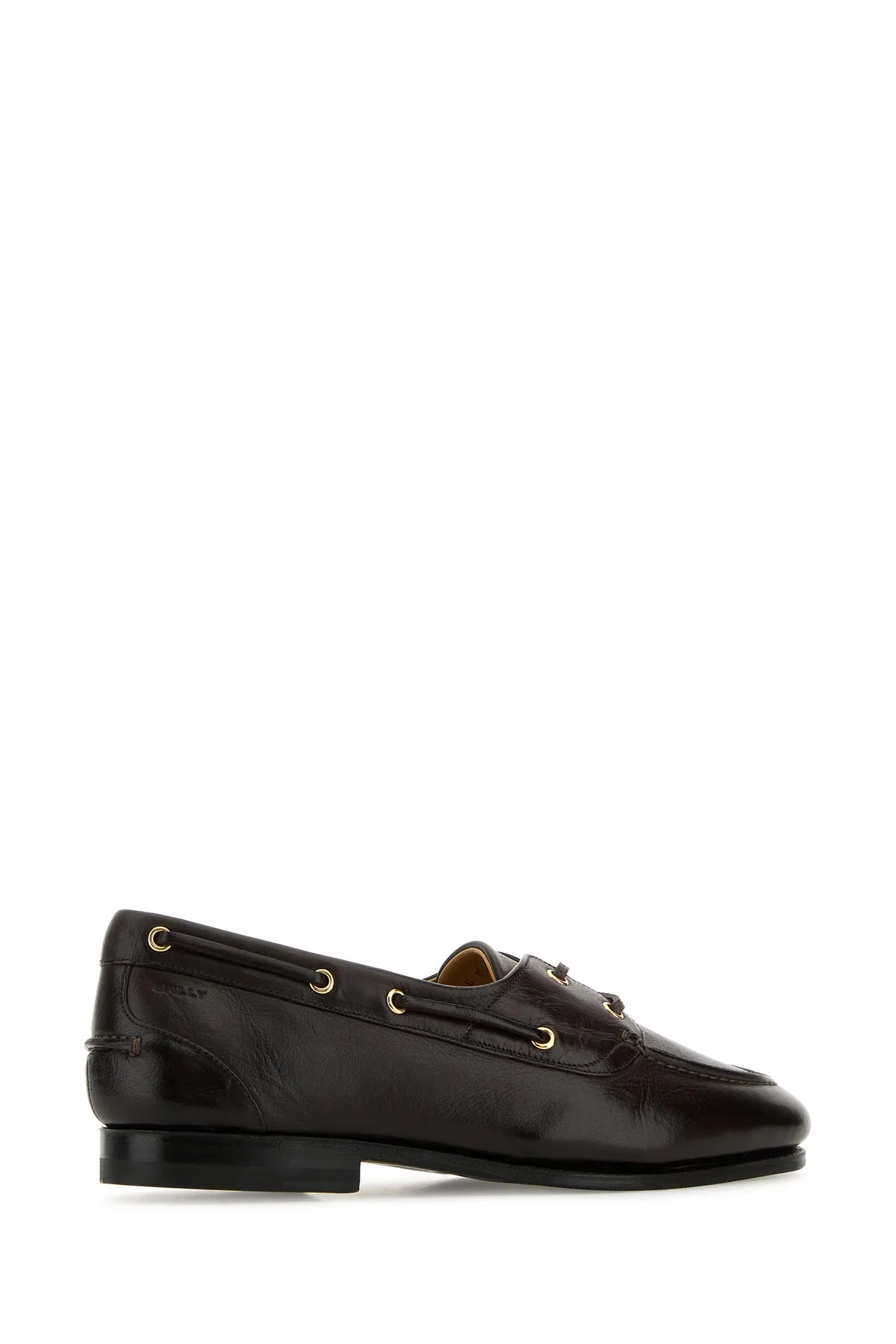 Dark brown leather Pathy loafers