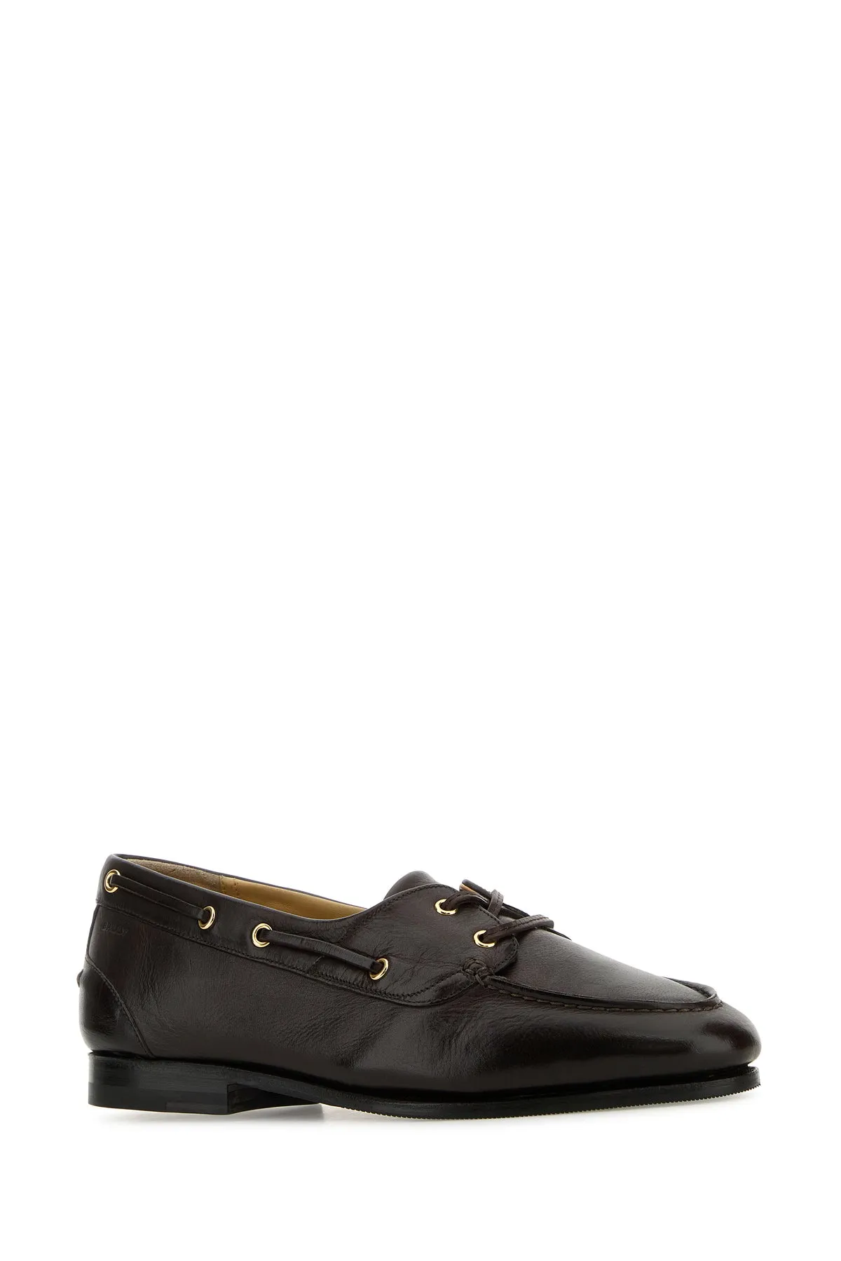 Dark brown leather Pathy loafers