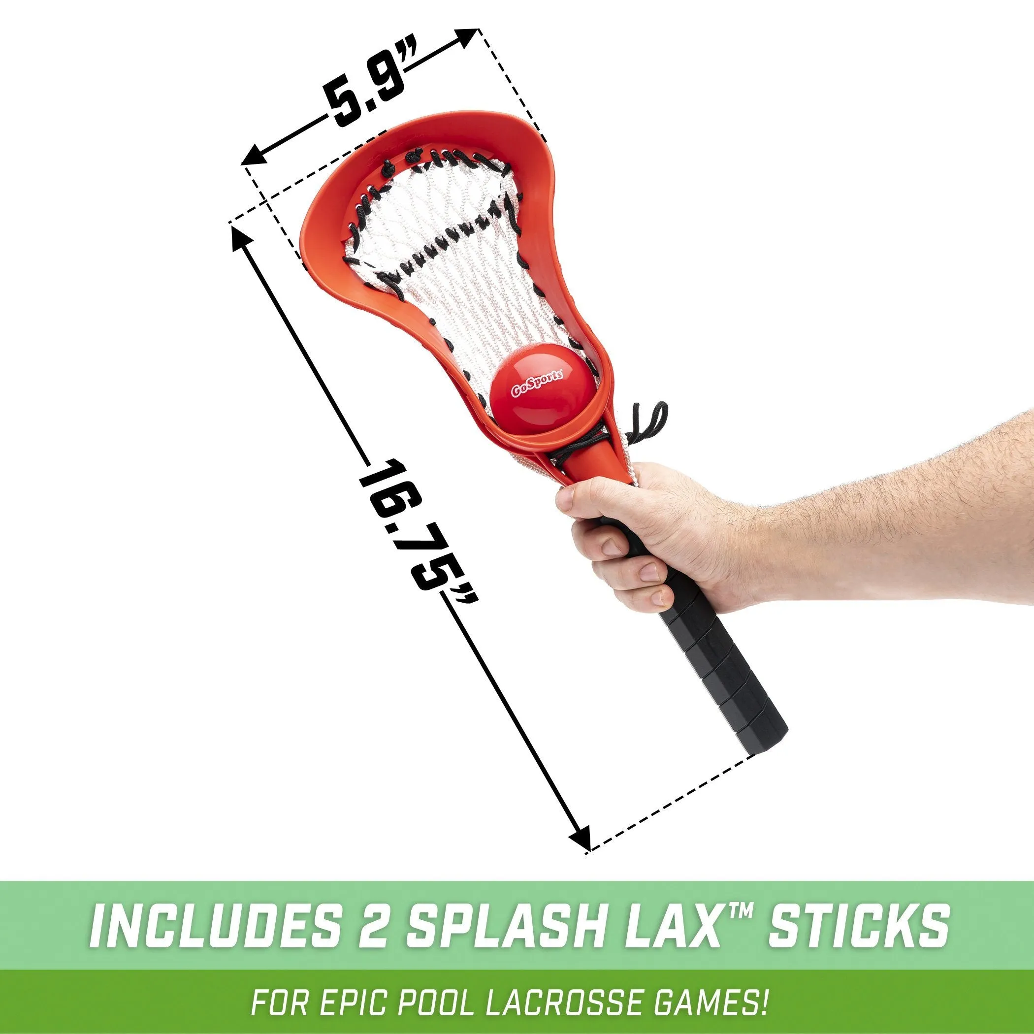 GoSports Lacrosse Floating Pool Goal Set