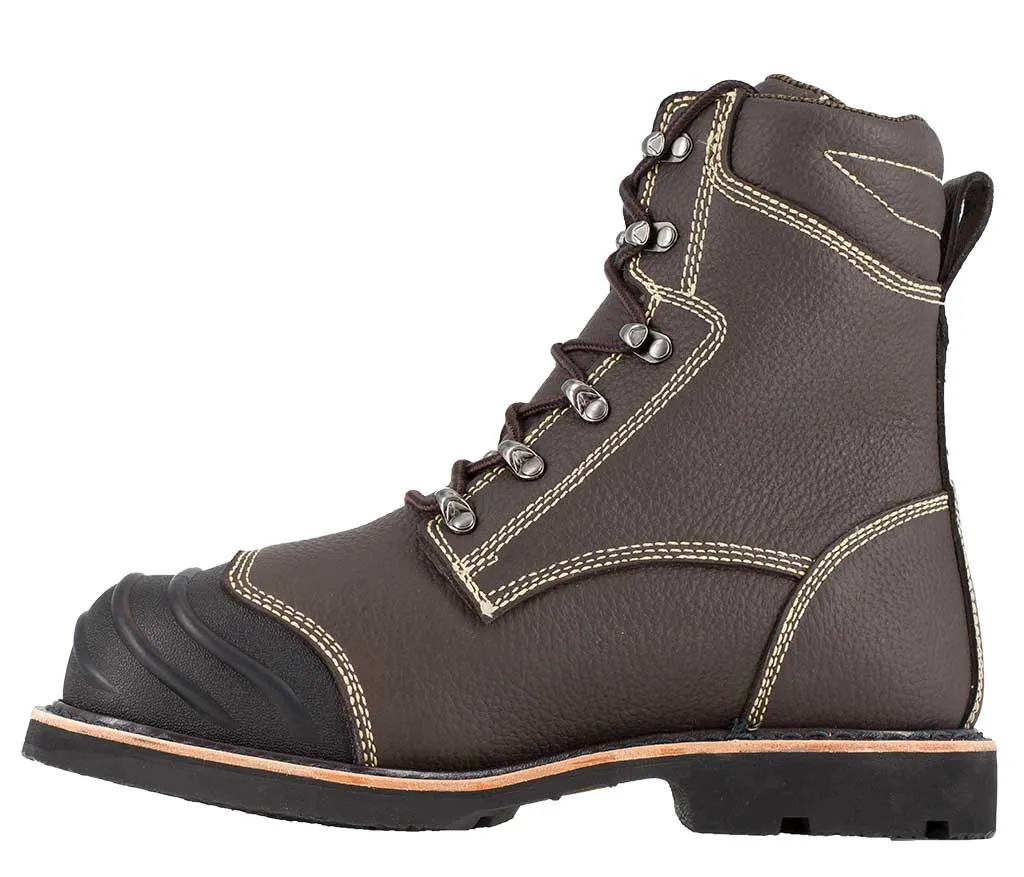 Iron Age Men's 10 Inch Forgefighter CT MetGuard Brown