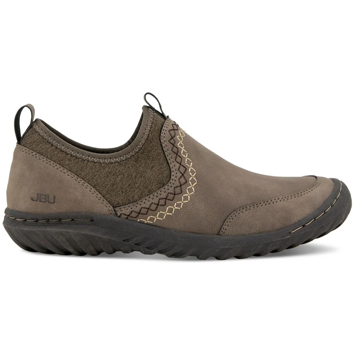 JBU by Jambu Womens Leather Slip-On Sneakers