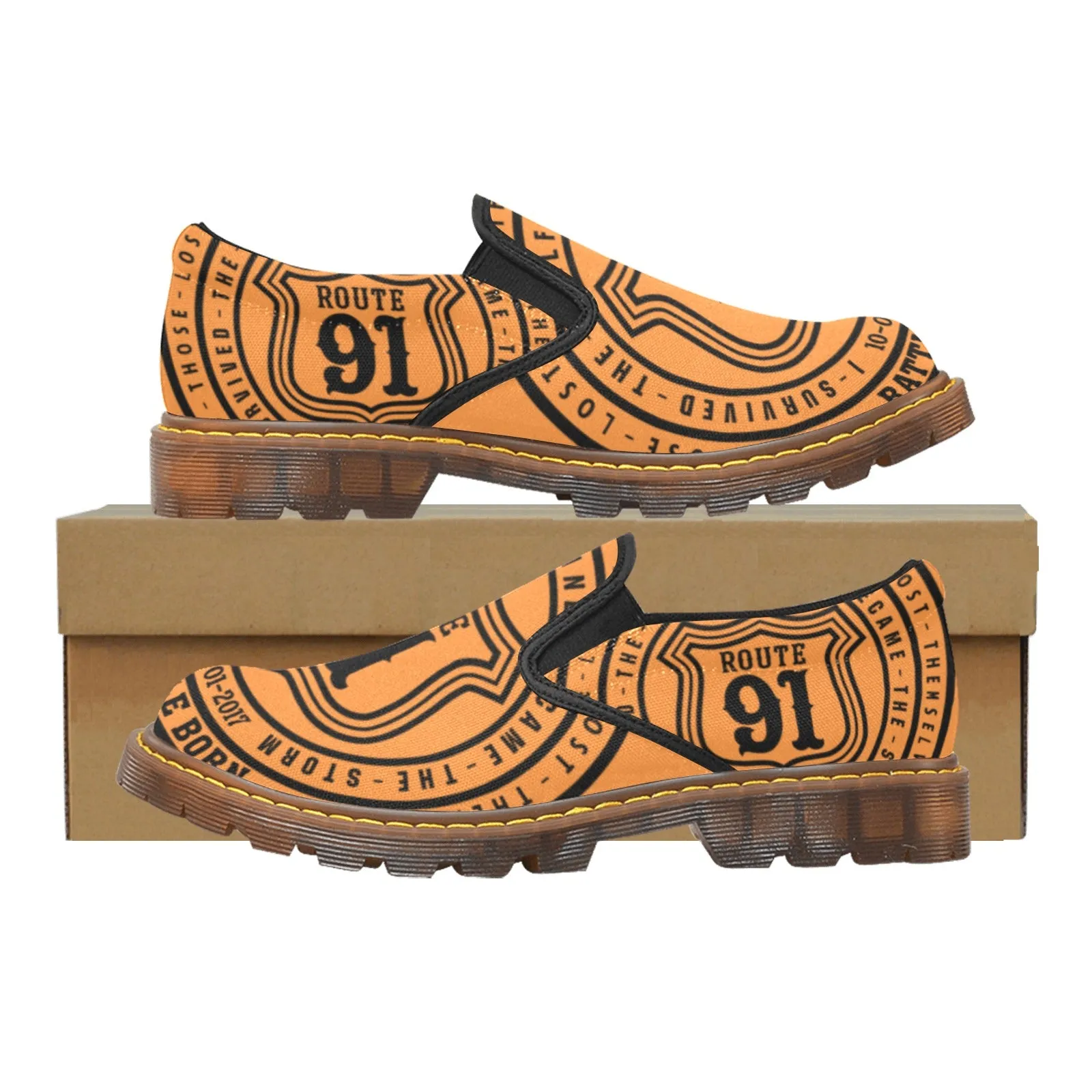 R91 Men's slip on Men's Slip-On Loafer (Model 12031)