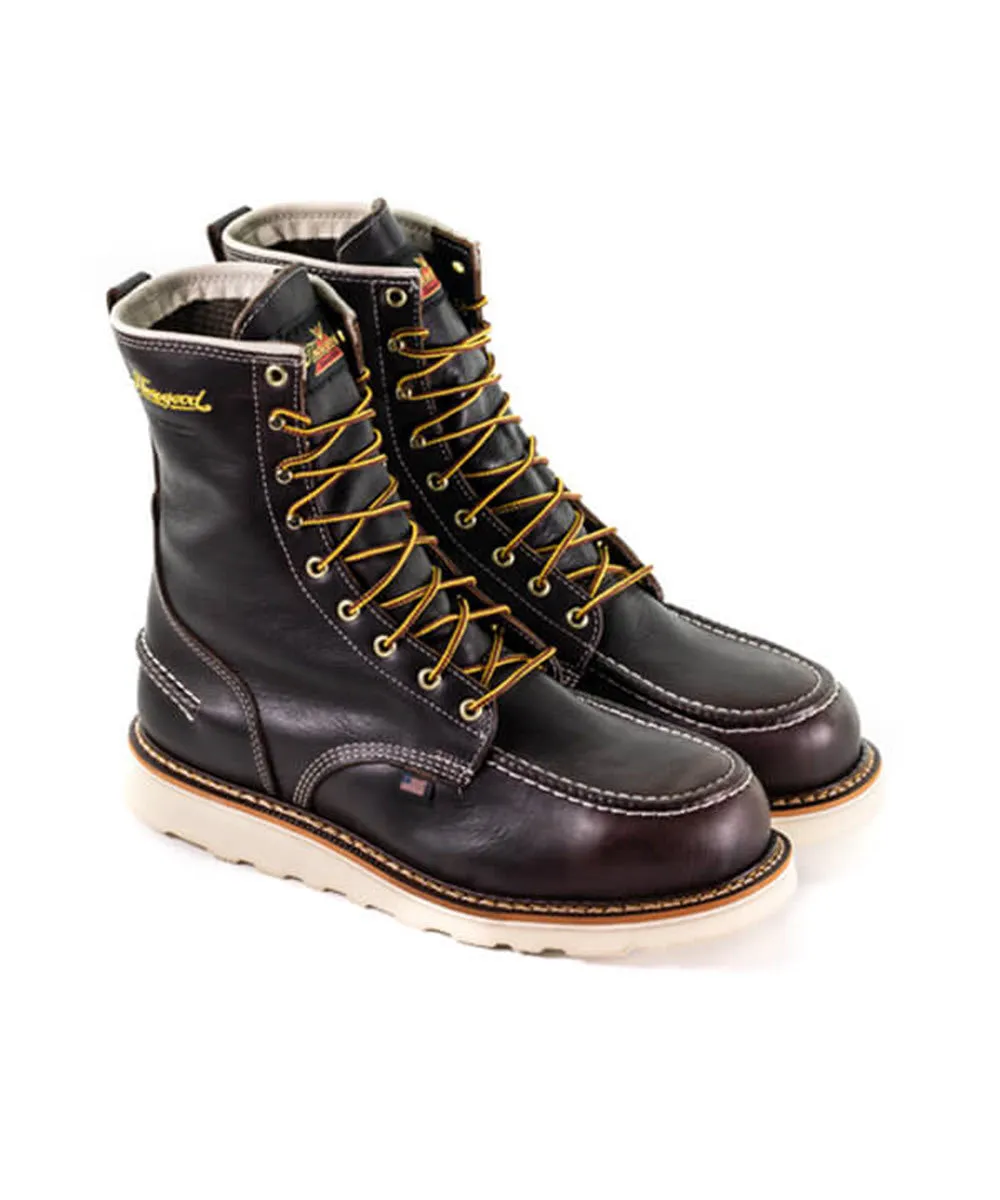 Thorogood 1957 Series 8" Waterproof Moc Toe Work Boots - Briar Pitstop Leather