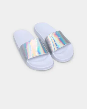 Tommy Jeans Women's Iridescent Pool Slide White